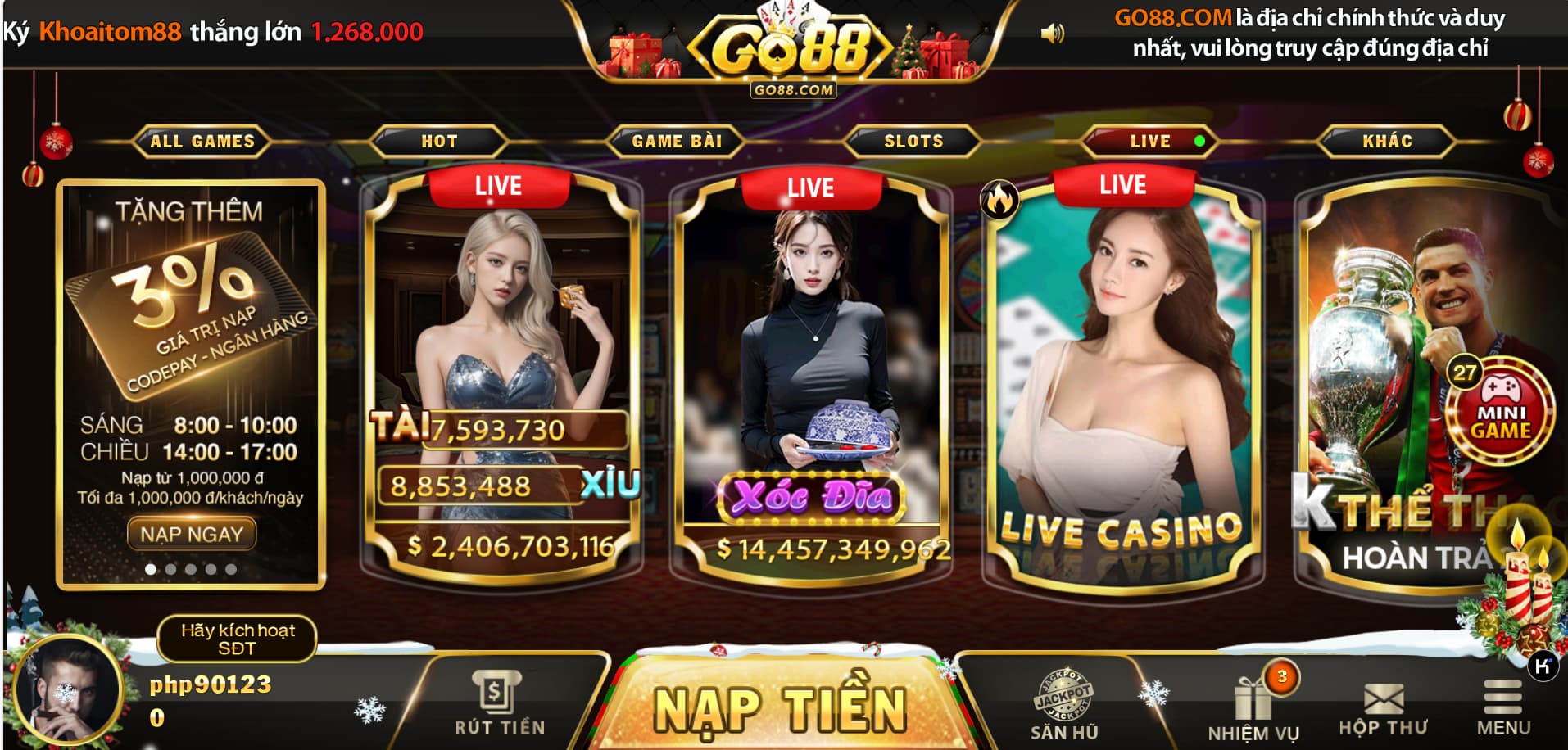 越南棋牌Go88/ClientGame程序源码node.js+Cocos Creator