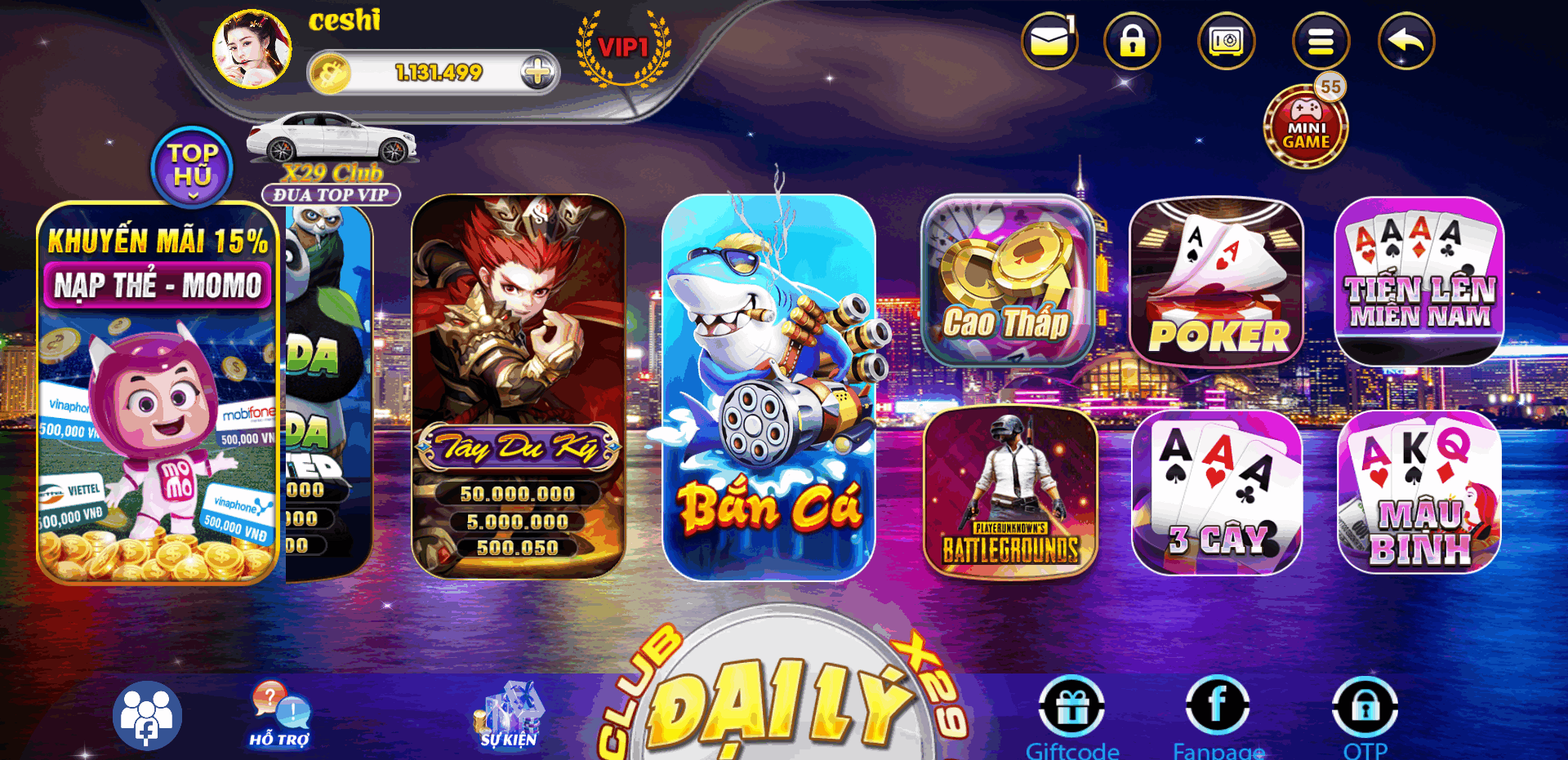 海外越南语cocos/超精美电玩城游戏源码/拉霸竞猜/带控制/纯源码