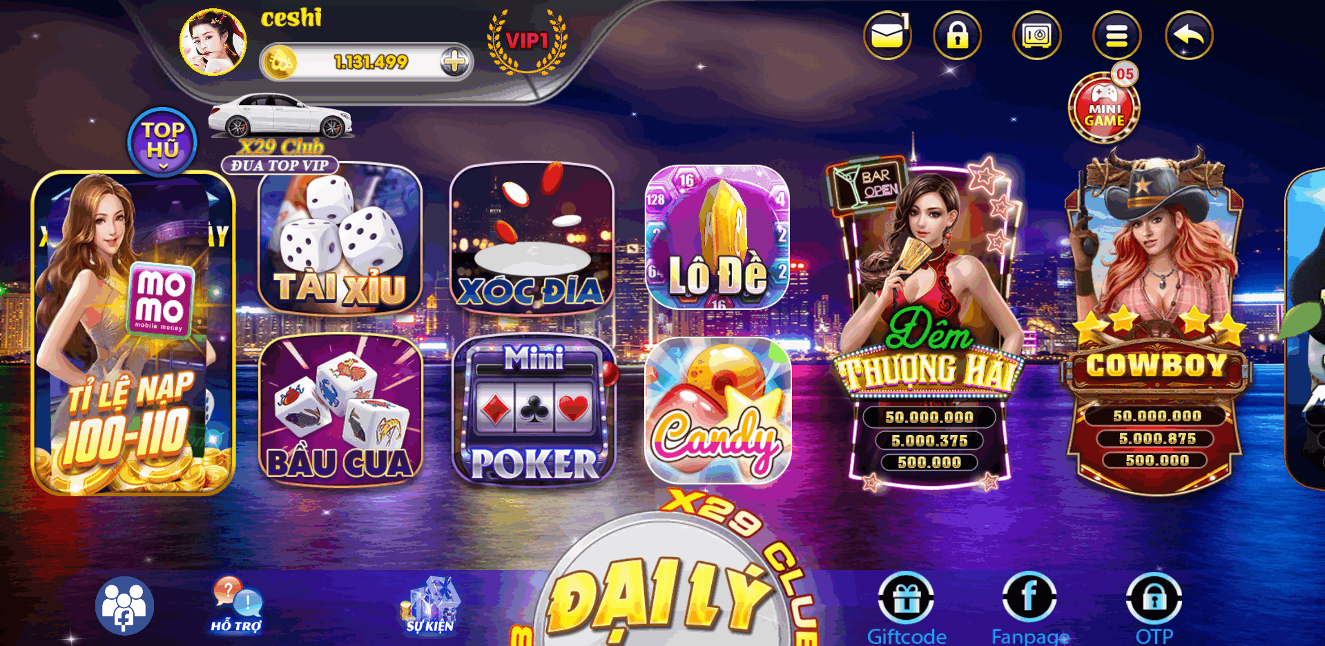 海外越南语cocos/超精美电玩城游戏源码/拉霸竞猜/带控制/纯源码